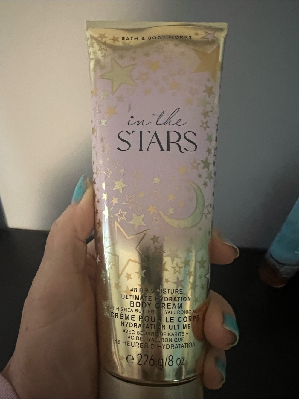 Bath & Body Works In the Stars Body Cream - Gold & Pink Holographic Tube